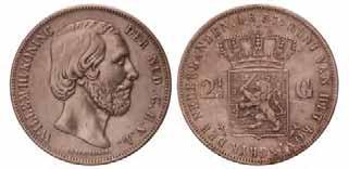 589. 2½ gulden Willem III 1857. Zeer Fraai / Prachtig.
