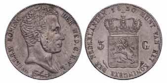 3 gulden Willem I 1830 / 1820. Prachtig -. 400,- 641.