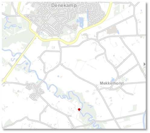 2 Het plangebied 2.1 Situering Het plangebied is gesitueerd aan de Kampbrugweg 3 in Beuningen (gemeente Losser). Het ligt in het buitengebied, circa 1,5 kilometer ten zuiden van de kern Denekamp.