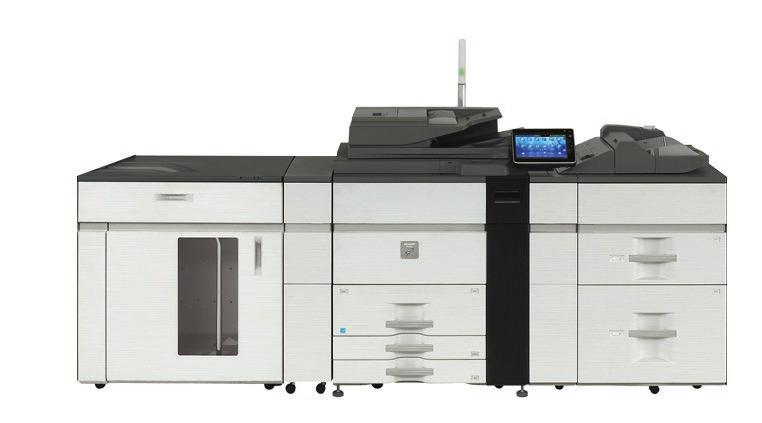 MX-M904/MX-M1054/MX-M1204 A4-, A3- en SRA3-papierverwerking Papiercapaciteit van 8.
