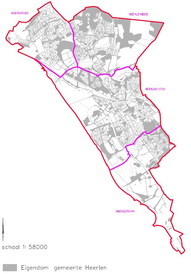 Overzicht gemeentelijk vastgoed vastgoed = grond en opstallen 33% van de totale oppervlakte van gemeente (totaal 4.