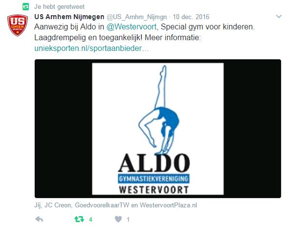 4. Verenigingsondersteuning Eind 2014 waren er 103 sportaanbieders voor mensen met een beperking in de regio Arnhem.
