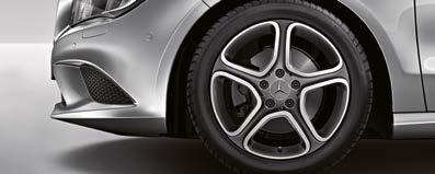 kwaliteit 01 43,2 cm 17" De lange weg naar de top. Mercedes-Benz lichtmetalen velgen maken niet alleen uw auto fraaier, maar verhogen ook de veiligheid.