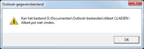 Als je de Windowsverkenner gebruikt, moet je in 'Mapopties' de 'Verborgen bestanden' aanvinken. Het uitroepteken in het documentsymbooltje betekent dat het een 'verborgen' (= hidden) bestand is.