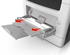 Papierstoringen verhelpen 227 3 Buig het papier, waaier het uit en lijn de randen uit voordat u het in de printer
