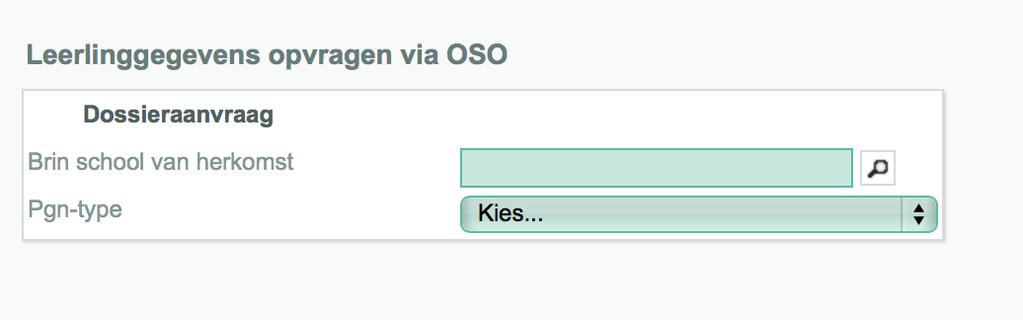 8. Leerling importeren met OSO Leerlingen die nog geen dossier bij u op school hebben en dus nog niet bij u in ParnasSys staan, kunt u rechtstreeks via OSO in ParnasSys importeren.