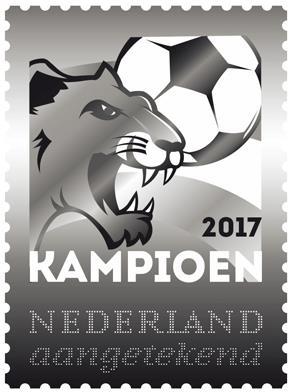 ZILVEREN ZEGEL EK VOETBALVROUWEN Op 7 augustus 2017 heeft PostNL een zilveren postzegel uitgegeven ter gelegenheid van het kampioenschap van de Oranjeleeuwinnen.