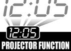 Radio Réveil AM/FM et affichage de l heure par projection Radio réveil AM/FM Radio PLL Tuner