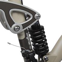 Integrated rear pannier rack Weight: 25.