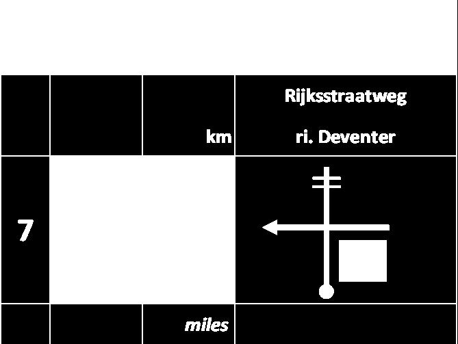 reden. b. Onder elk deel van de ingetekende lijn wordt geacht een weg te liggen. c. De ingetekende lijn (gedurende de gehele rit) niet tegengesteld berijden. Art. 6 Pijlen kortste route a.