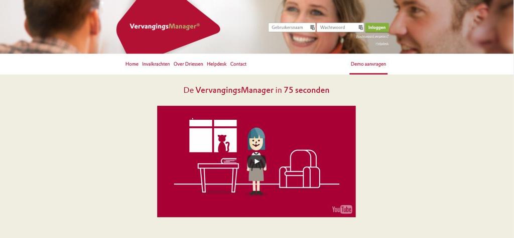 1. Wat is de VervangingsManager? De VervangingsManager is een webgebaseerde applicatie waarmee vervangingsaanvragen eenvoudig en efficiënt gepland kunnen worden.