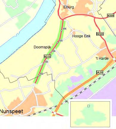 U-2015-TP29 Naam: Traject 29 N310 (Nunspeet Elburg) Planjaar Uitvoering 2015 2015 Referentienummer: U-2015-TP29 Beheer en Onderhoud Uitvoering door: Provincie Gelderland Regio: Noord Veluwe P.