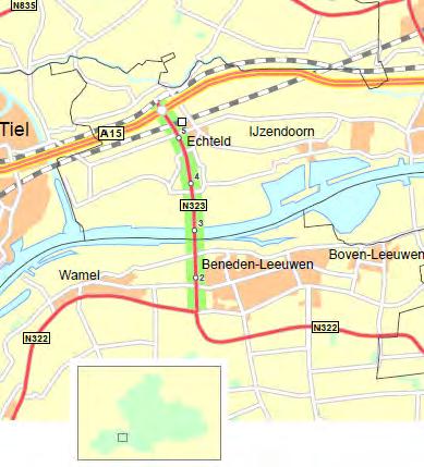 U-2015-TP77 Naam: Traject 77 N323 (Beneden Leeuwen Echteld) Planjaar Uitvoering 2015 2015 Referentienummer: U-2015-TP77 Beheer en Onderhoud Uitvoering door: Provincie Gelderland Regio: Rivierenland O.