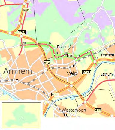 U-2015-TP87 Naam: Traject 87 N785 (Arnhem Velp) Planjaar Uitvoering 2015 2015 Referentienummer: U-2015-TP87 Beheer en onderhoud Uitvoering door: Provincie Gelderland Regio: Stadsregio Arnhem Nijmegen