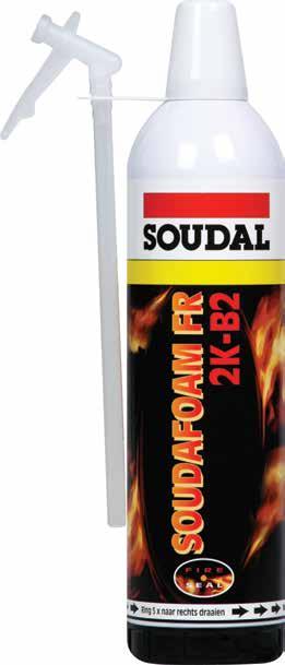 Slechts 3 producten komen hier in aanmerking: een isolatie mat (Fire Blanket), een brandwerend twee-componenten schuim (Soudafoam FR 2K B2) en een brandwerende acrylaatlaag (Firecryl