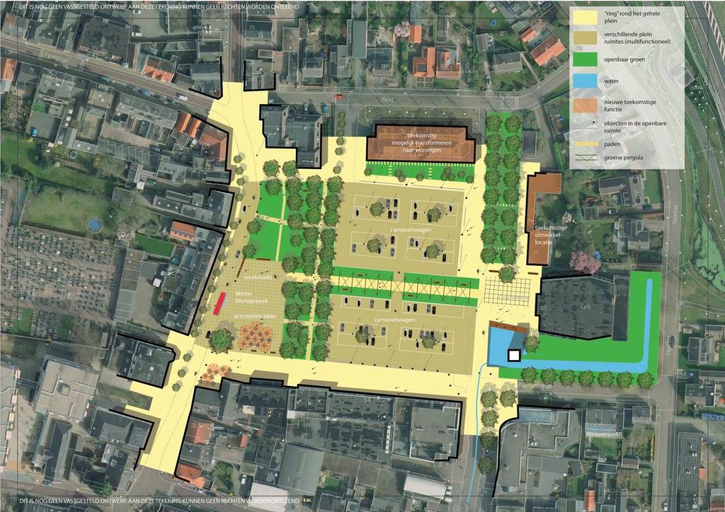 ENQUETE Al begin 2016 zijn er eerste schetsen gemaakt (visievoorstellen) voor de Markt in Prinsenbeek.