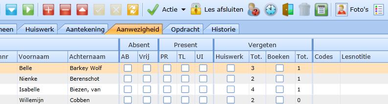 8-uurtje heeft gekregen. Overige lesnotities over leerlingen Mocht je nog andere notities willen maken (bijv.