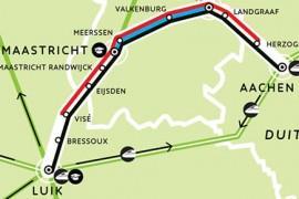 Eindhoven Luik: Aanpassing beveiliging Maastricht grens (Eurekarail) Vervoer (Eurekarail): 1 e fase Drielandentrein, IC voorlopig
