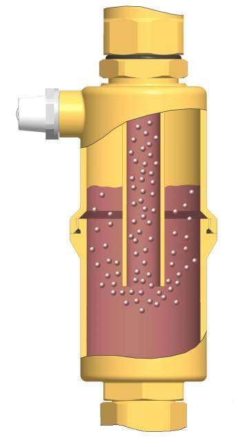 4 Inbedrijfstelling [vakman] Airstop De Airstop (luchtopvang met handmatige ontluchting) dient voor het ontluchten van de het zonne-energiesysteem.