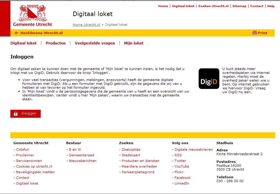 Stap 2 Werkt het midoffice en de belangrijkste koppelingen? Dit wordt getest met een speciaal formulier, het TestformulierSCI. 1 Ga naar Testformulier SCI (https://pki.utrecht.