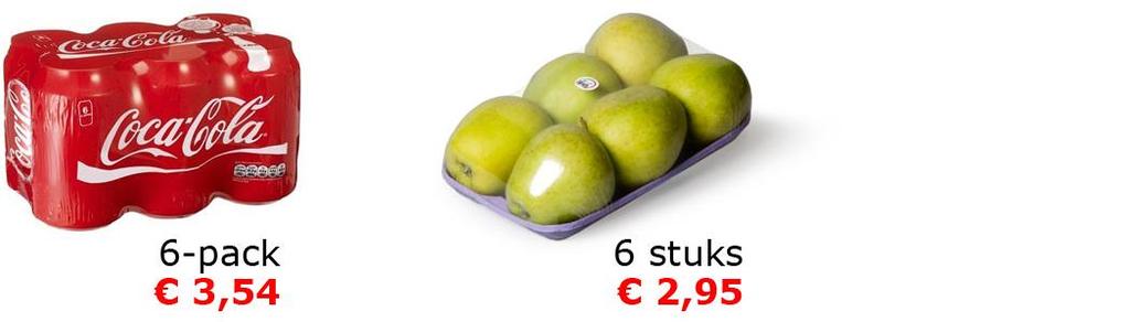 OPDRACHT 11 Hoeveel euro kosten de appels en