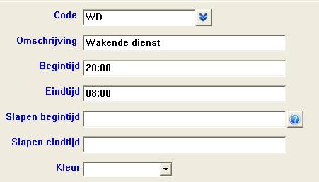 Ondersteuning wakende diensten en late slaapdiensten Tot nu toe waren er twee beperkingen: - er was geen ondersteuning voor een wakende dienst.