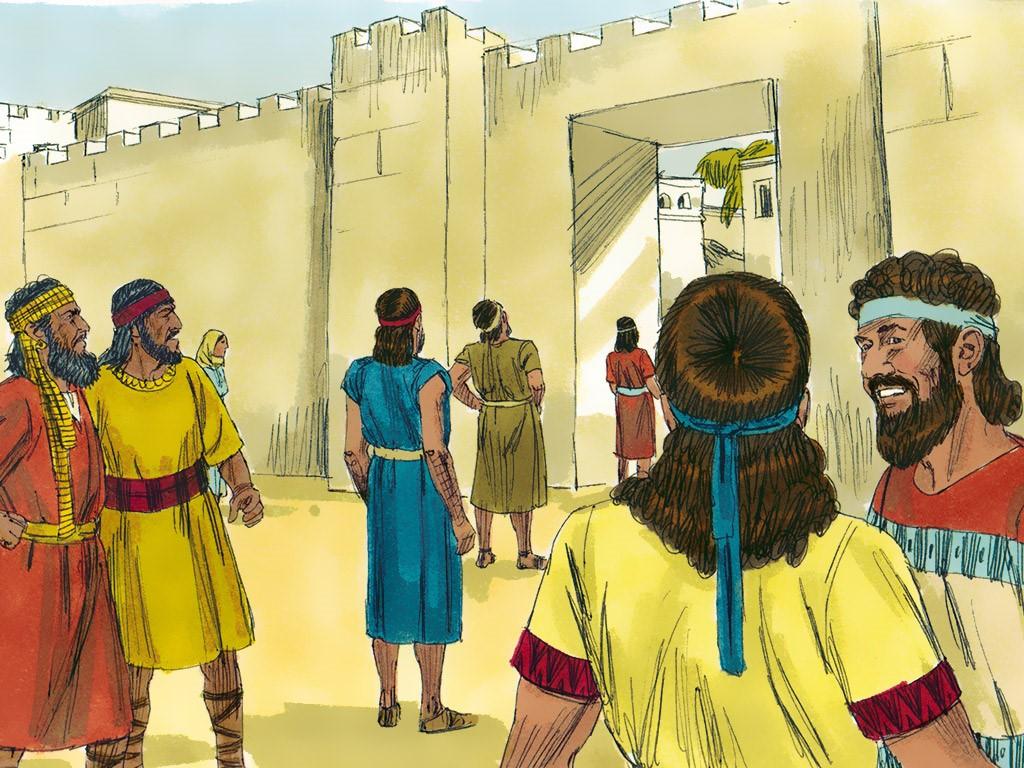 Toen de muur herbouwd werd wat liet Nehemia onmiddellijk plaatsen?