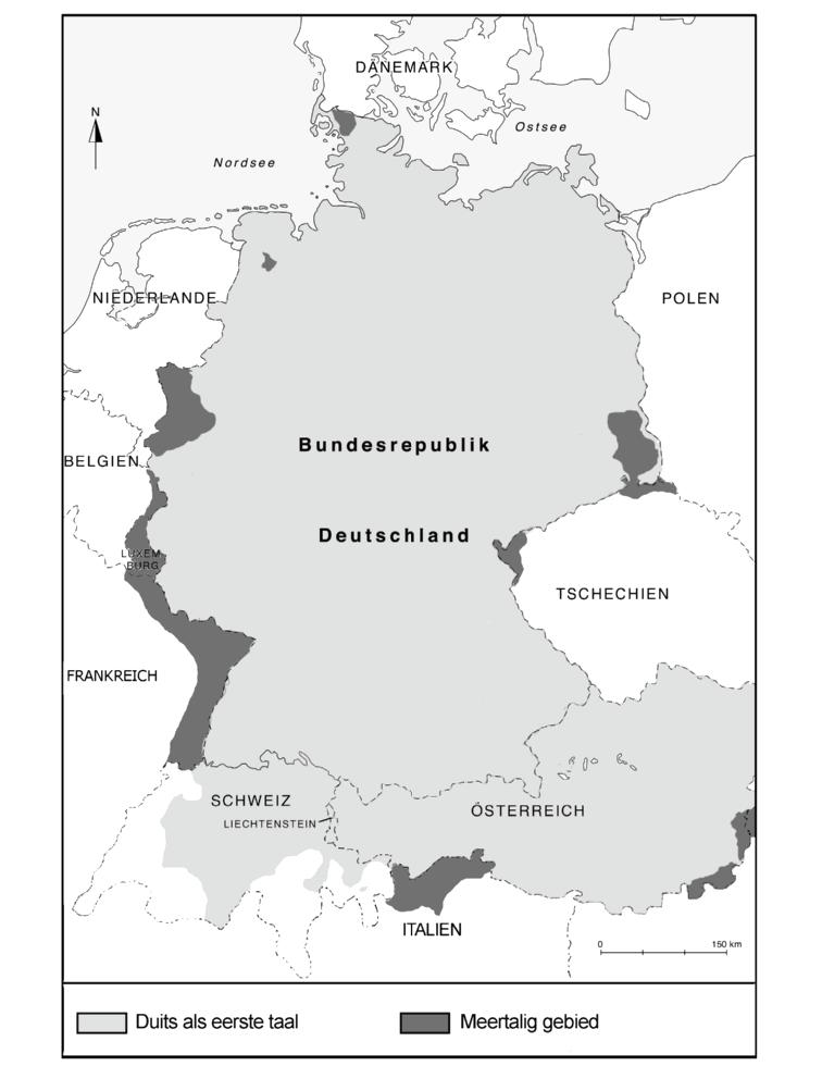 havo duits KENNIS VAN LAND EN SAMENLEVING A 1 het Duitse taalgebied Het Duits is de officiële taal van Duitsland, Oostenrijk en Liechtenstein en een van de officiële talen van Zwitserland, Luxemburg,