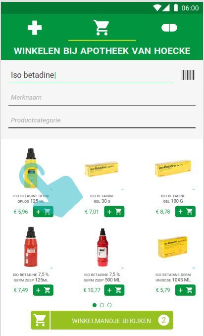 MOBIELE APP MET TOEGEVOEGDE WAARDE APOTHEEK LOCATIES