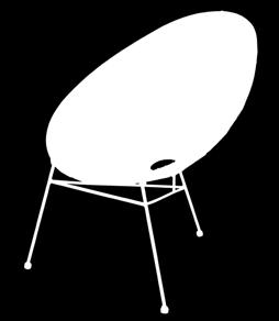 cm stoel: (l)65x(b)65x(h)75