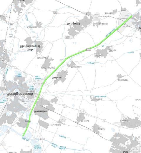 Zuid - Willemsvaart (gedeelte Maas-Berlicum) Onvoldoende bereikbaarheid over water van het gebied tussen 's-hertogenbosch en Veghel.