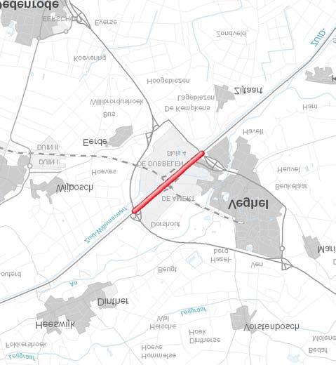 N279 Netwerkregeling Veghel Doorstroming op de N279 ter hoogte van Veghel (tussen de aansluiting van de A50 en de Rembrandtlaan) wordt beperkt door de VRI's. De VRI's zijn onderling niet gekoppeld.
