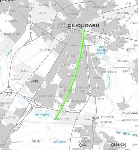 HOV Ekkersrijt - Centrum Dit project heeft relatie met de Openbaar Vervoerroute vanuit Uden-Veghel enerzijds en s-hertogenbosch anderzijds.