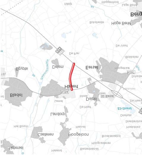 N284 Verbinding Hapert - A67 GGA regio: Wegbeheerder: Provincie Noord-Brabant SRE Wegnummer: N284 Brabants MIT 2009-2013 De verkeersbelasting tussen Hapert en de rotonde "Het Stuivertje" is een bron
