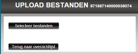 Optie 1 Op de overzichtslijst klikt u op de pijl van de desbetreffende aansluiting.