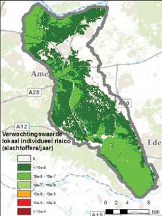 De gevolgen zijn het grootst bij een overstroming vanuit de Neder-Rijn (Grebbedijk) en strekken zich uit over de hele Vallei.