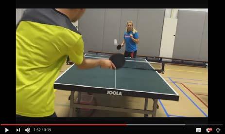 DE WEkElijksE vlog Met deze week: tafeltennissen In de wekelijkse vlog van Nynke en Judith is er weer volop gesport. Dit keer te gast bij tafeltennisvereniging UTTC.