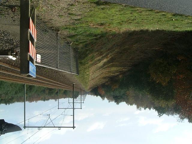 Foto 1: Daar waar het spoor bestaand leefgebied doorsnijdt, is het in zijn