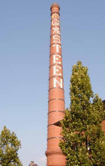 Bestaande schoorstenen van Sjang Geelen in beeld 129 1926 Rijen N.V. Lederfabriek Gebr.