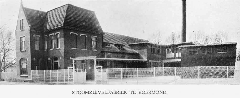 Verdwenen schoorstenen van Sjang Geelen in beeld 181 1923 Roermond Stoomzuivelfabriek St.