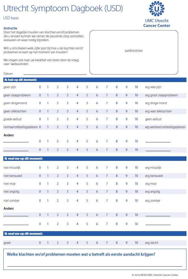 Methode Observationeel cross-sectioneel design Inclusie criteria: Volwassen patiënten met kanker in de palliatieve fase, opgenomen in een hospice en