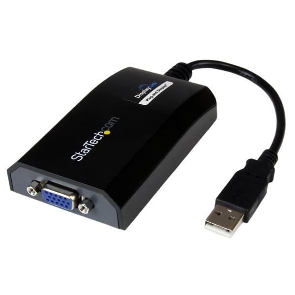 USB naar VGA Adapter - Externe USB Video Grafische Kaart voor PC en MAC - 1920x1200 Product ID: USB2VGAPRO2 De USB2VGAPRO2 USB naar VGA adapter functioneert als een externe grafische kaart voor