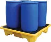 Voor vaten of multi-gebruik 4 Vervaardigd uit chemisch resistente, UV-gestabiliseerde PE 4 Capaciteit: 4 vaten of