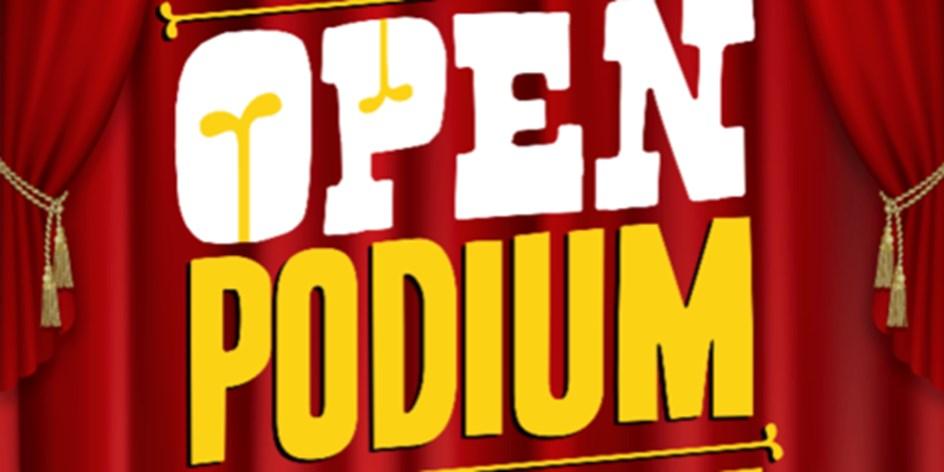 Uitnodiging Open Podium! De komende weken staan er vier open podia op het programma.