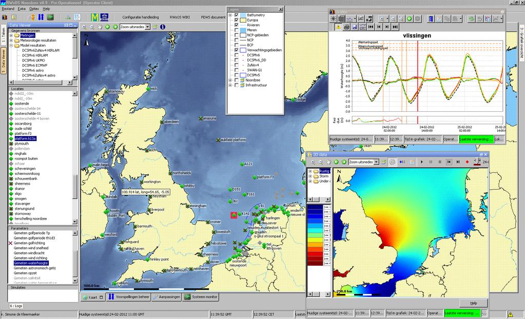 DCSMv6 model development (operational framework) The framework for operational storm surge