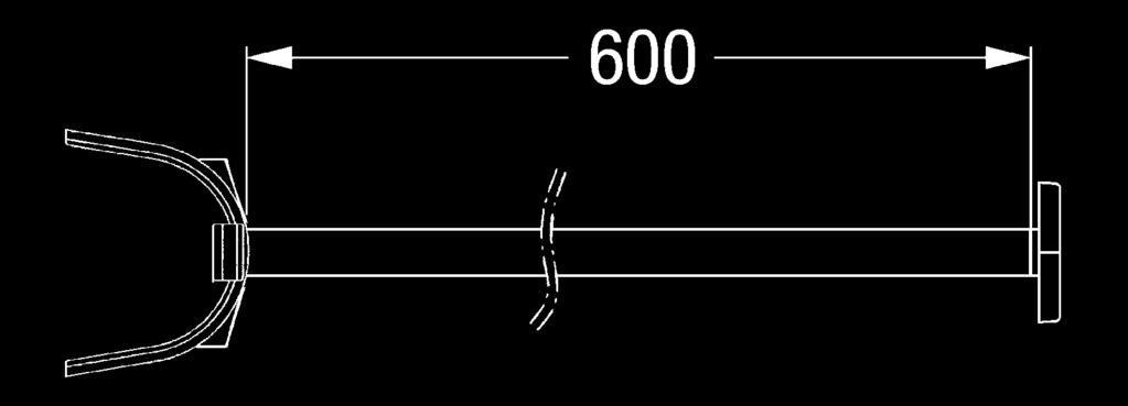 Toevoer Ø 160/Afvoer Ø 200, L=76 mm, H=259 mm,  850