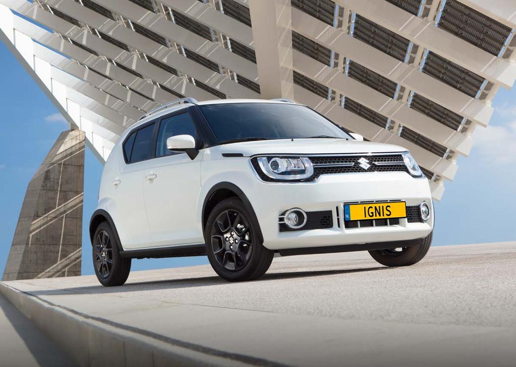 Meer informatie? Op www.suzuki.nl vind je meer informatie over de Suzuki Ignis en je dichtstbijzijnde Suzuki-dealer. De modellen in deze prijslijst zouden kunnen afwijken van de werkelijke uitvoering.