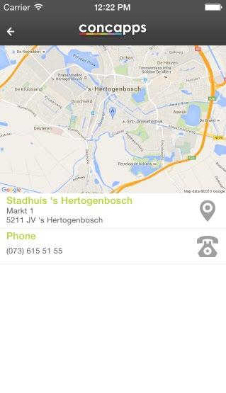 Het locatie onderdeel is bedoeld om meerdere locaties in