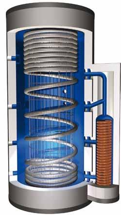 In het vat zijn voorzieningen om menging tegen te gaan. Hierdoor en ook door het feit dat warm water lichter is dan koud water, ontstaat tijdens het aftappen een temperatuurgelaagdheid.