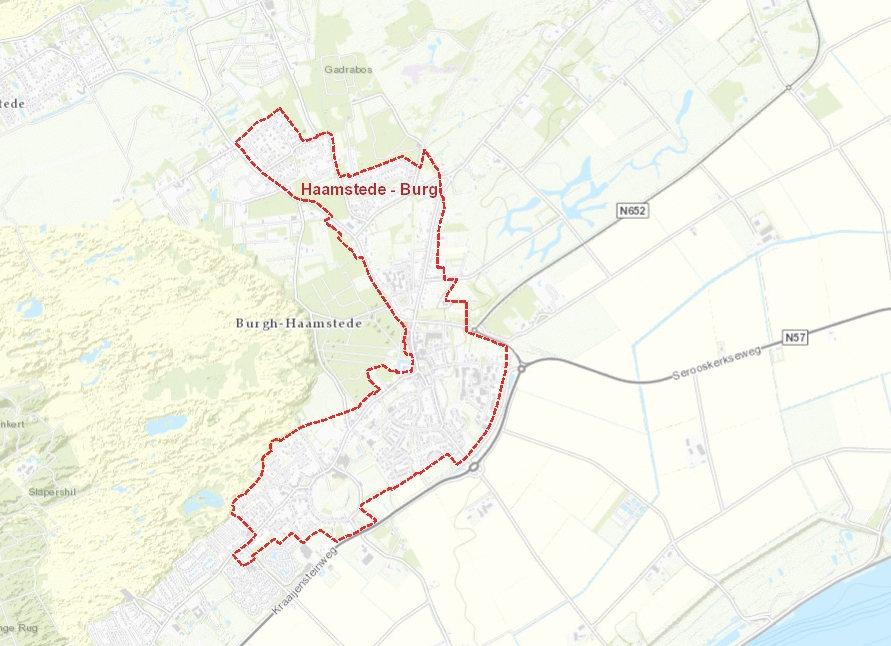 ede u. - Besaande begenzng bebouwd gebed Bugh-Haamsede Geogafsch loke Povnce Zeeland SlaF ühl Topogafsche ondegond Copygh:Topogafsche Dens Kadase, Emmen.